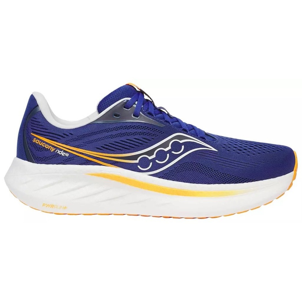 Saucony Men's Ride 18 Running Shoes Azurite/Peel Size 9 NWB
